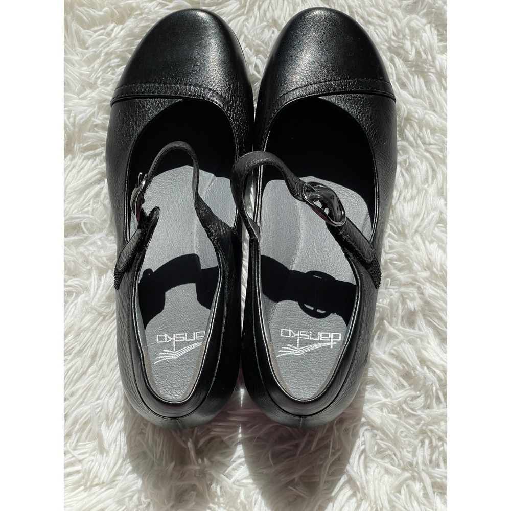 Dansko Fawna Black Nappa Mary Jane Shoes - Picture 5 of 12
